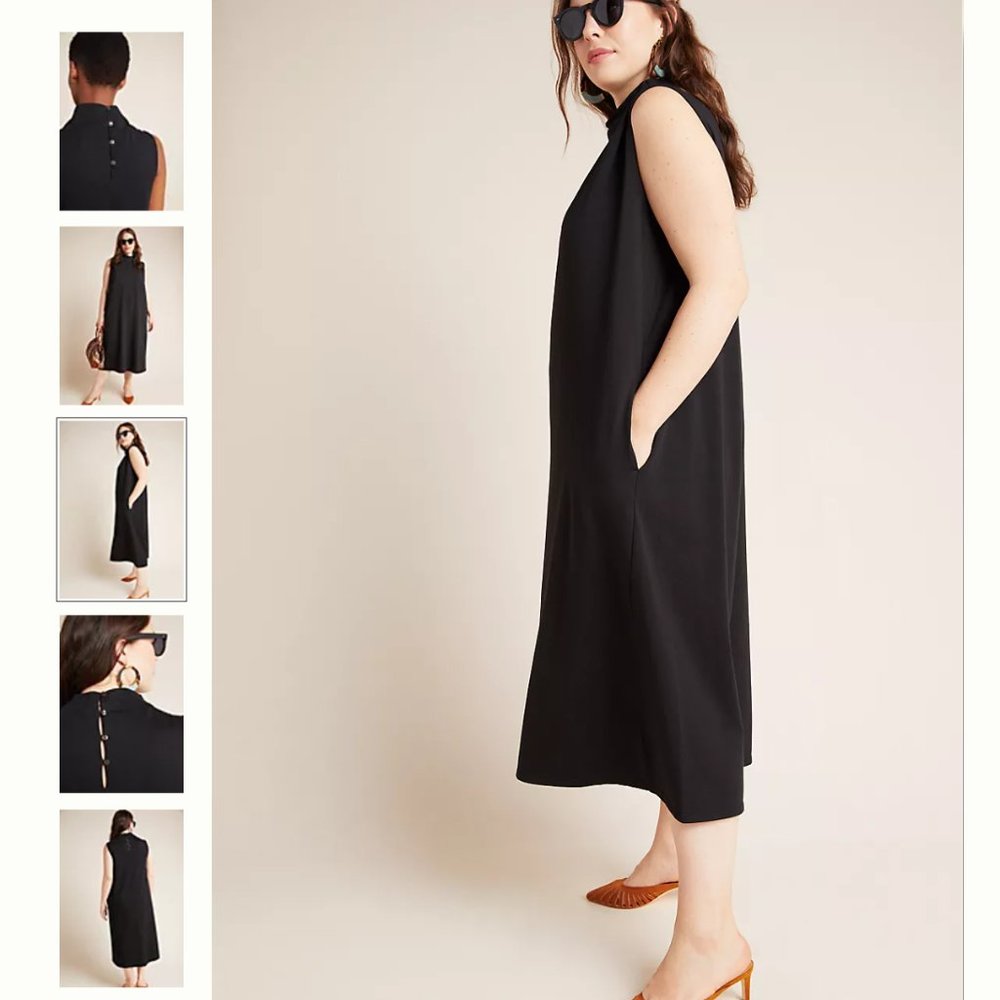 Anthropologie Fiona Knit Mock Neck Tunic Dress - Picture 7 of 13